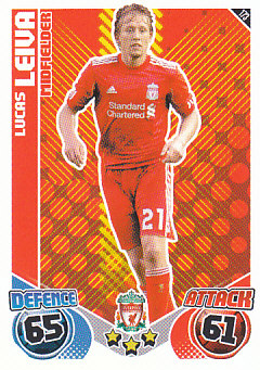 Lucas Leiva Liverpool 2010/11 Topps Match Attax #173
